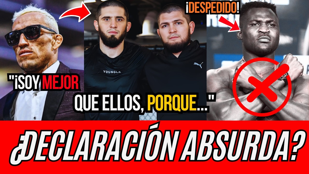 🚨URGENTE: ¡NGANNOU FUERA DE LA PFL Y LA DECLARACIÓN ABSURDA DE CHARLES SOBRE KHABIB UFC 326!