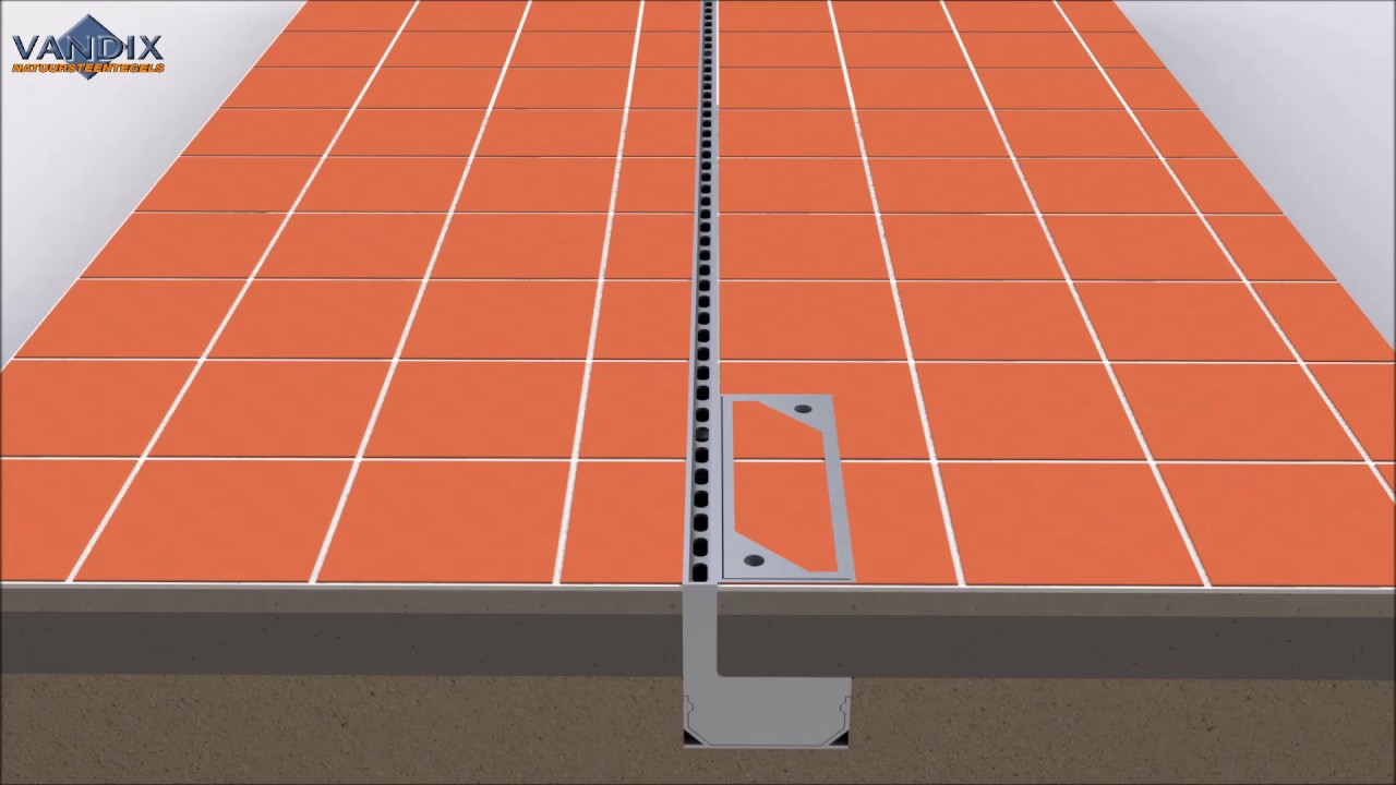 installation video of vandix alu side drain
