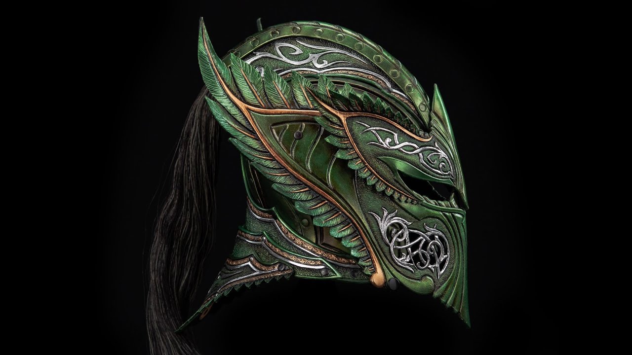 DIY Elven Lord Leather Helmet Tutorial