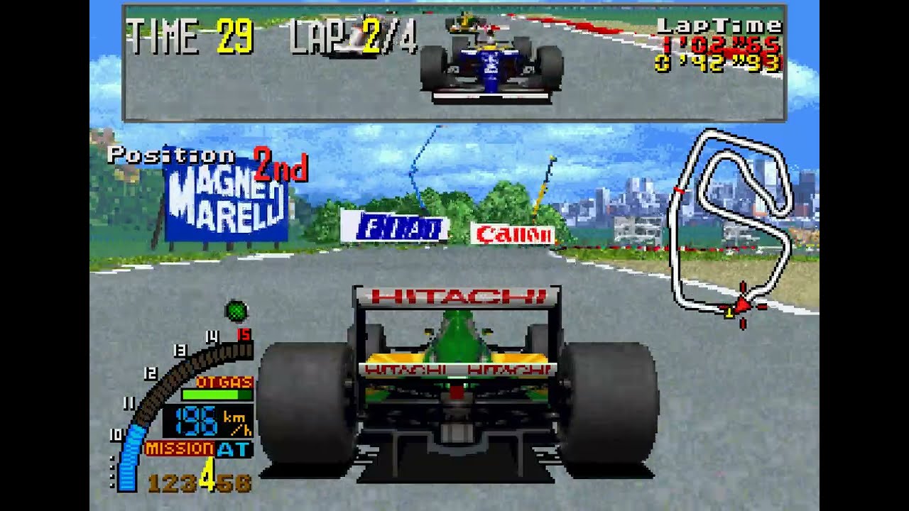 F1 Super Lap arcade 60fps