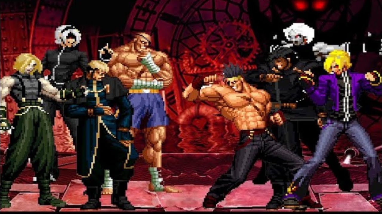[KOF Memorial Mugen] ADEL-BOSS Team vs Cursed Adelheid Team