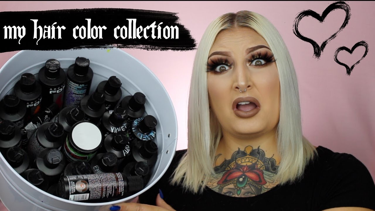 MY HAIR DYE COLLECTION!!