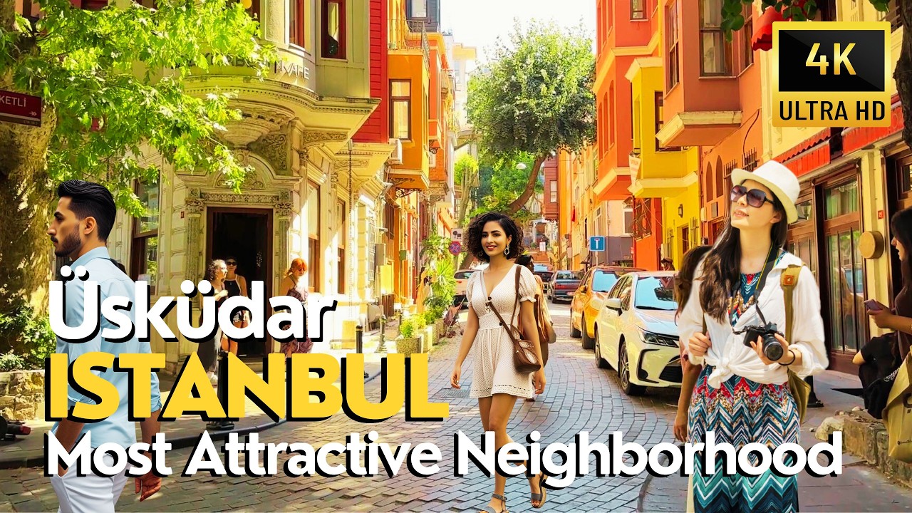 🇹🇷Must-See Istanbul 4K Walking Tour 2025 Üsküdar | Kuzguncuk Most Cozy Neighborhood
