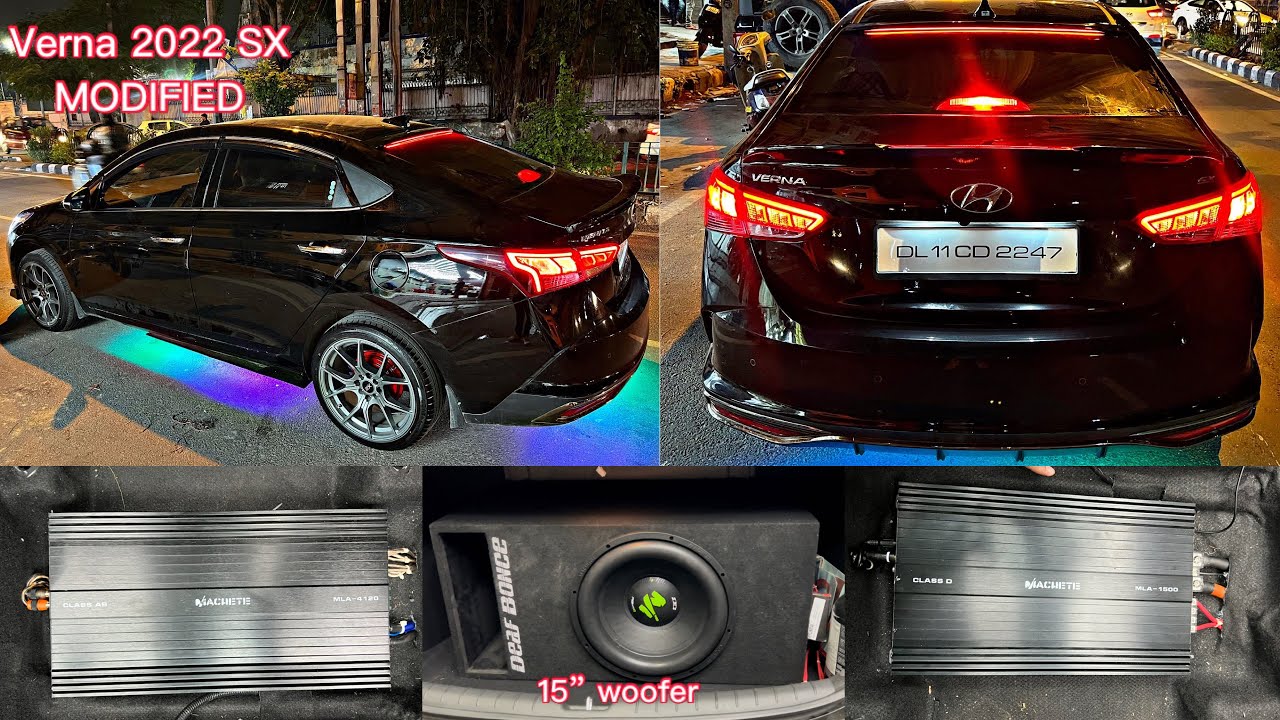 Black verna 2022 modified | 15