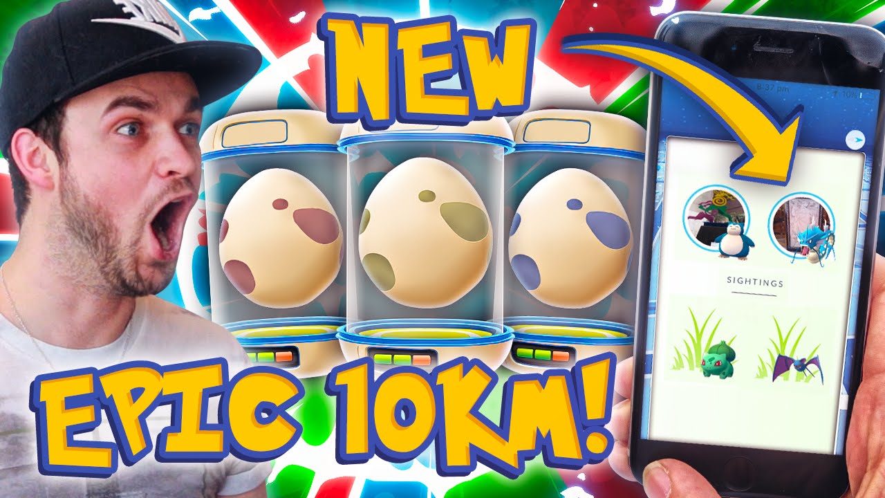 Pokemon GO - x4 EPIC 10km EGGS + NEW 