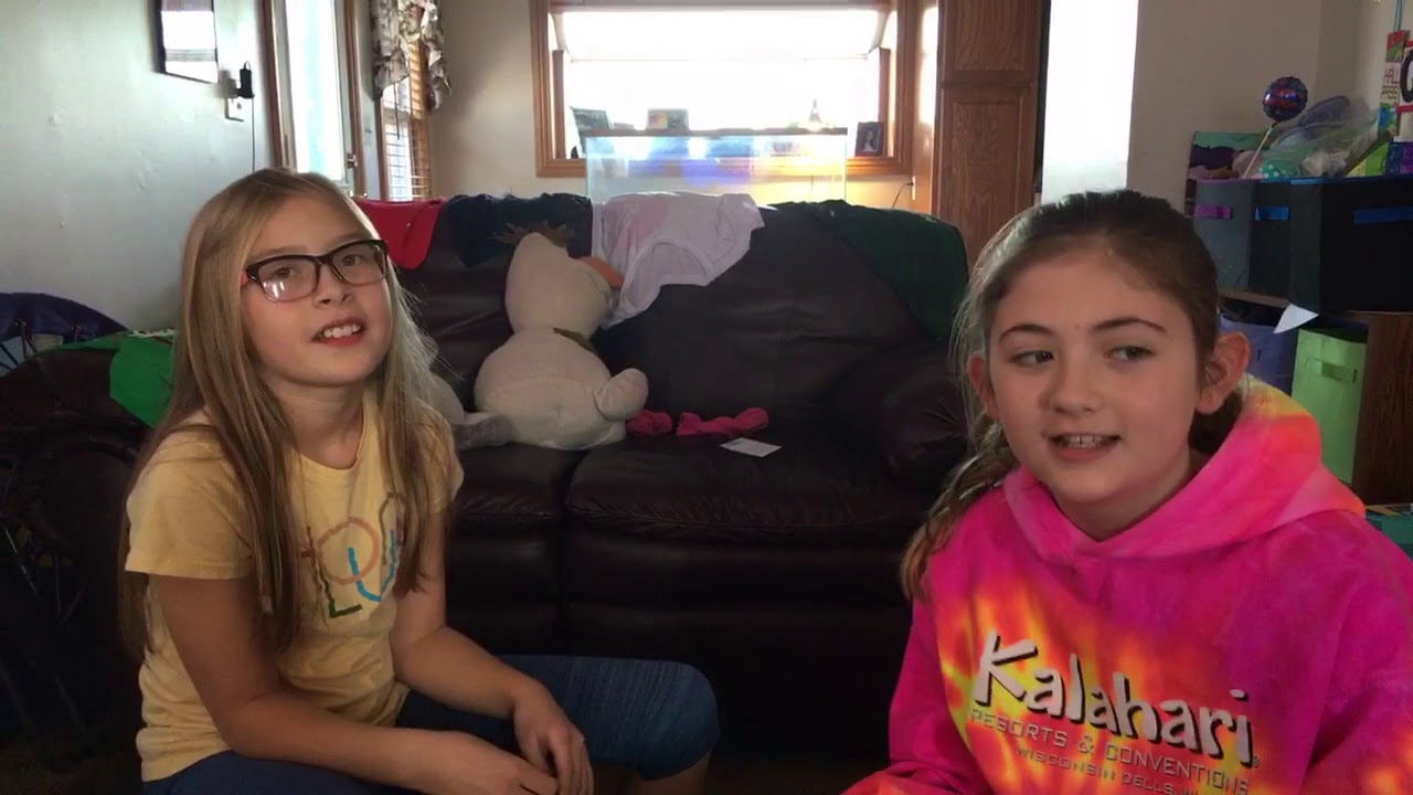 Yoga ball challenge with a special guest