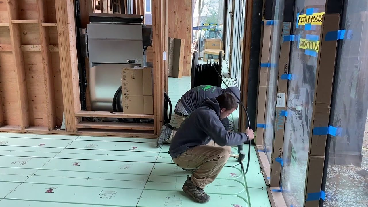 Tubing Installation and Warmboard-R Installation, Connecticut