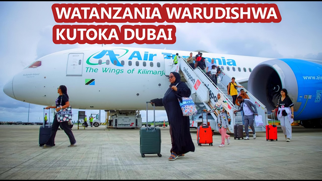 SERIKALI YA TANZANIA YAWAREJESHA NYUMBANI WATANZANIA 236 WALIOKWAMA DUBAI KUTOKANA NA VITA VYA IRAN