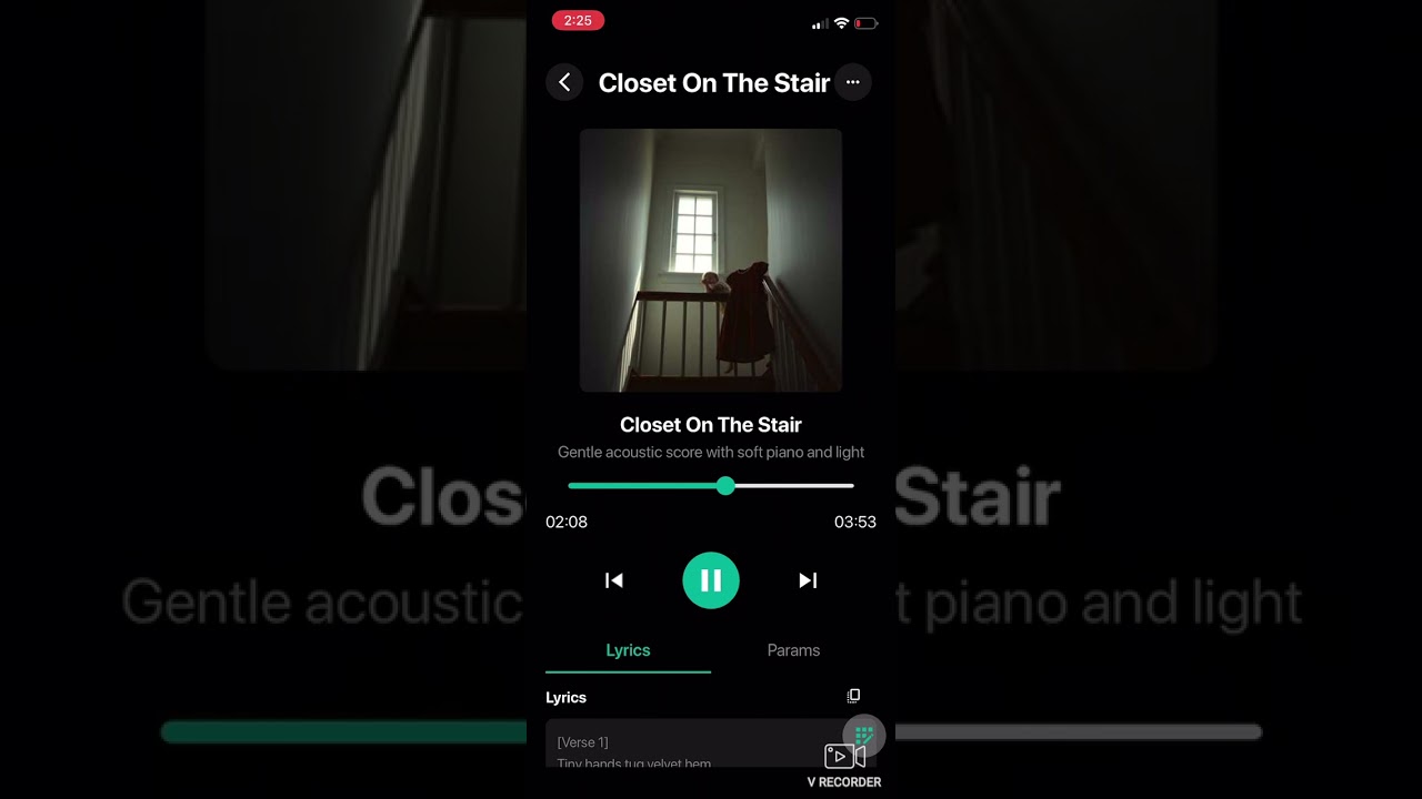Closet on the stairs 