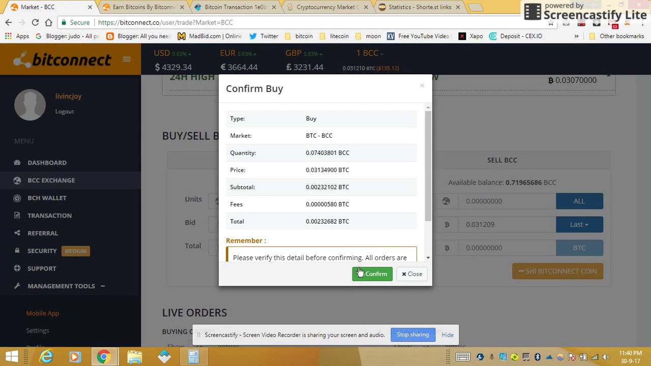 how to use bitconnect (Malayalam)
