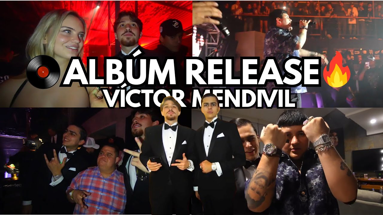 🔥ALBÚM RELEASE DE VICTOR MENDIVIL EN CDMX CON LONCHE Y WILLITO... ¿Willito infiel? 😱
