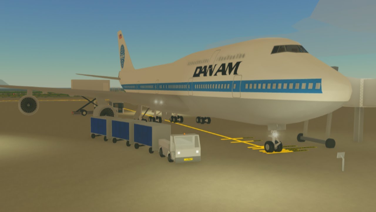 TRIPREPORT | New York - Rio de Janeiro, Pan Am 747 | Real sounds (Roblox PTFS)