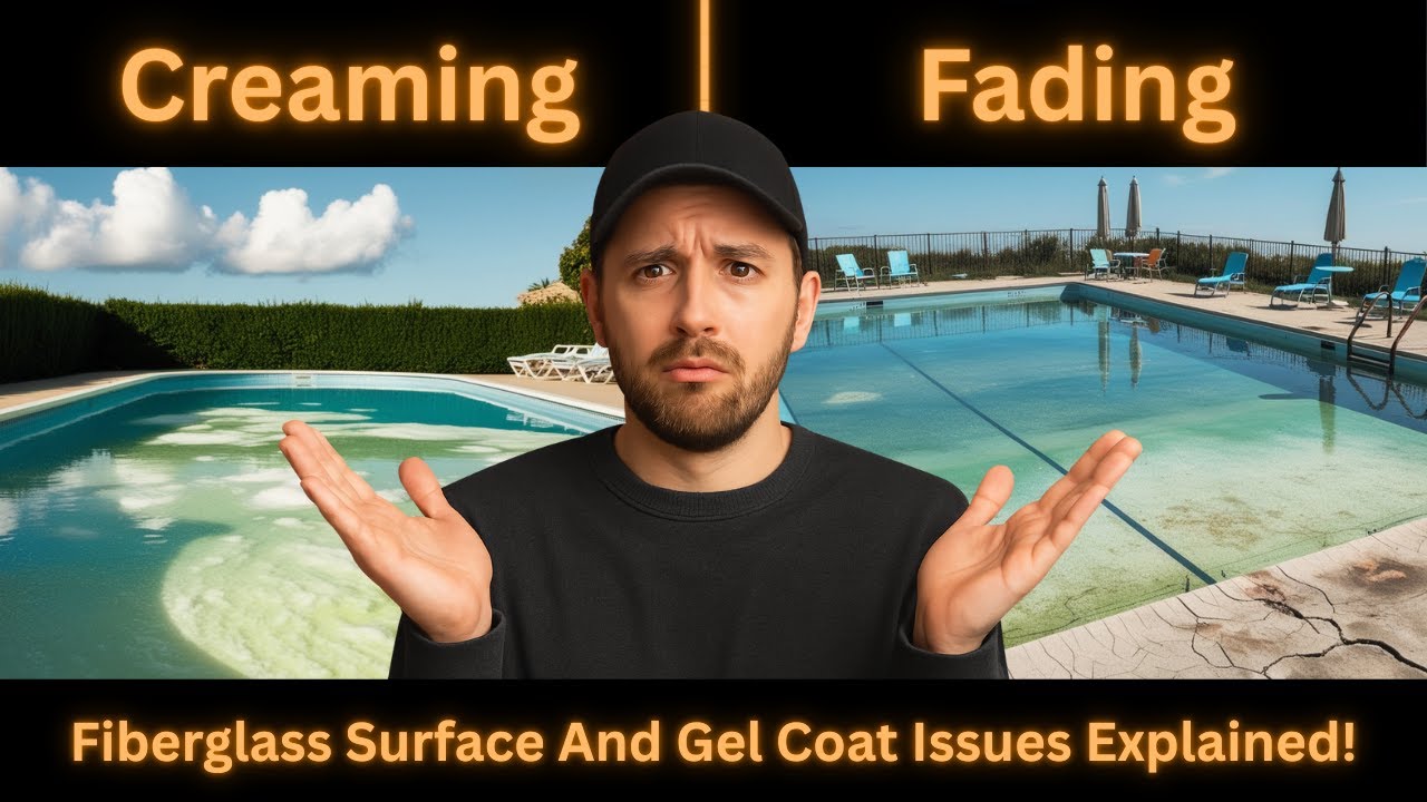 #poolguys Ep 57: 📌Fiberglass Surface And Gel Coat Issues: Fading & Creaming Explained!⚠️​