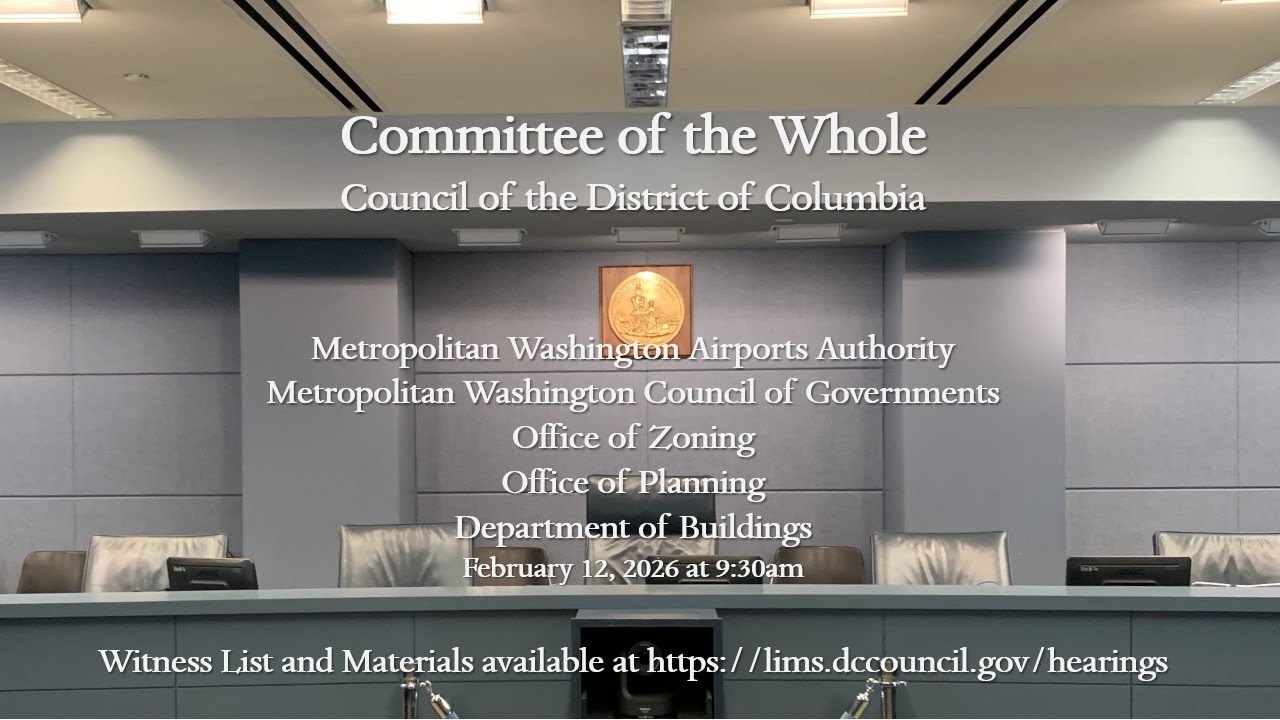 COW Performance Oversight Hearing: MWAA, COG, OZ, OP and DOB