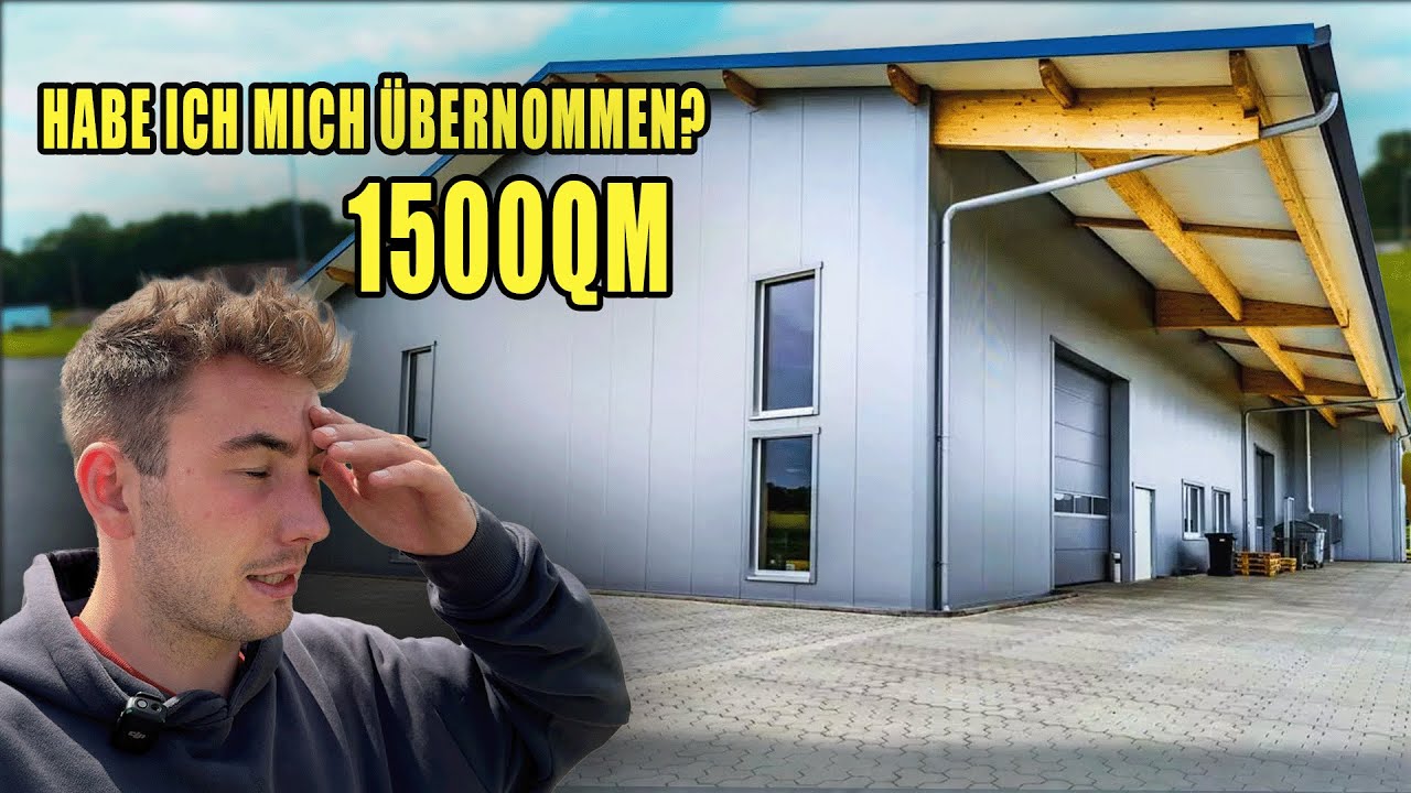 Mein NEUES PROJEKT😍 GEWERBEHALLE mit Wohnung