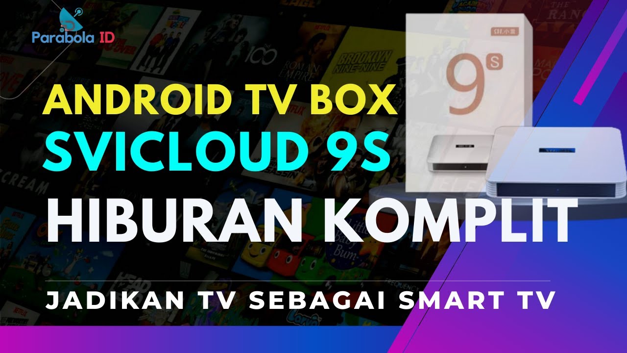 Android TV BOX SVICLOUD 9S Hiburan Komplit Pengganti Smart TV
