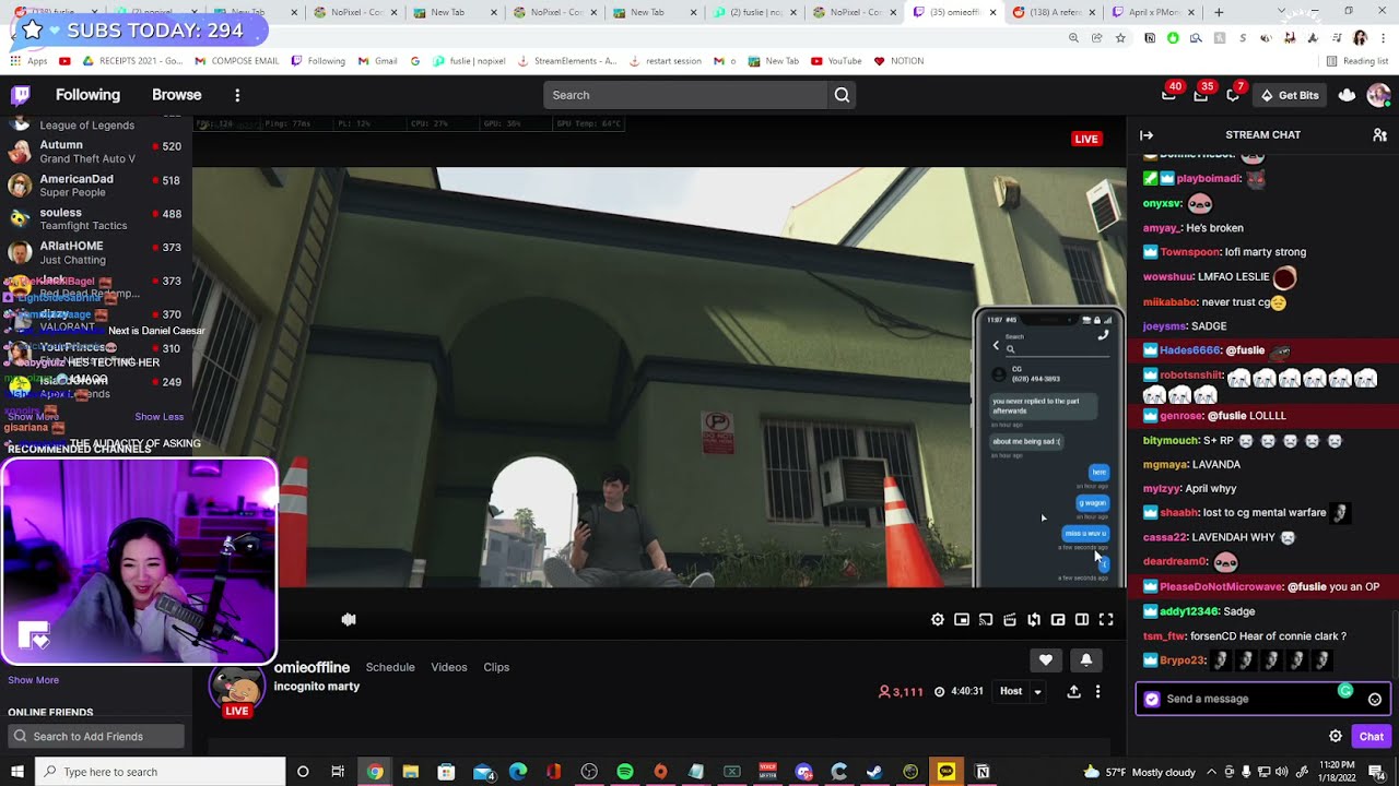 April Watch Marty Stream After BREAK UP in GTA NoPixel