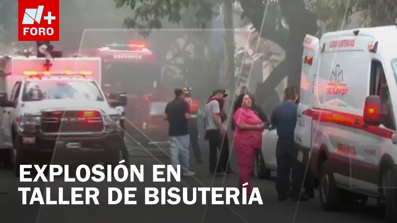 Desalojan a 40 trabajadores por explosión en fábrica de bisutería en la Colonia Algarín
