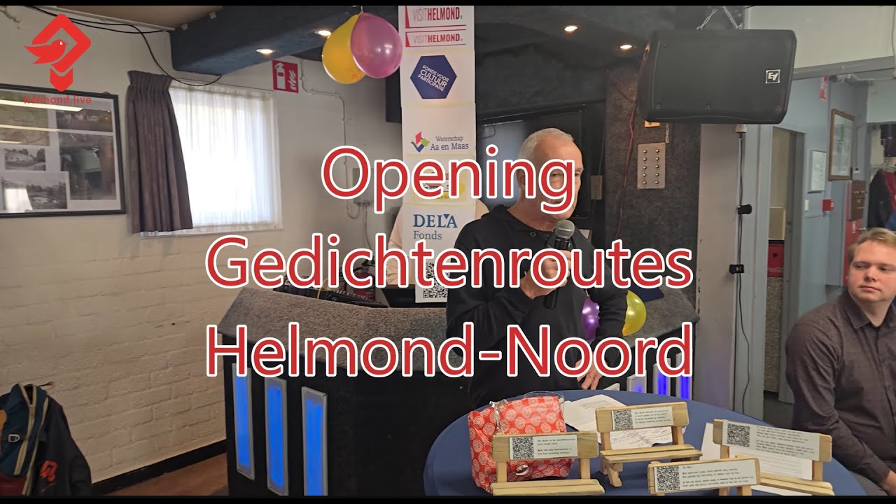 Opening Gedichtenroutes Helmond Noord l Marlon Tielemans
