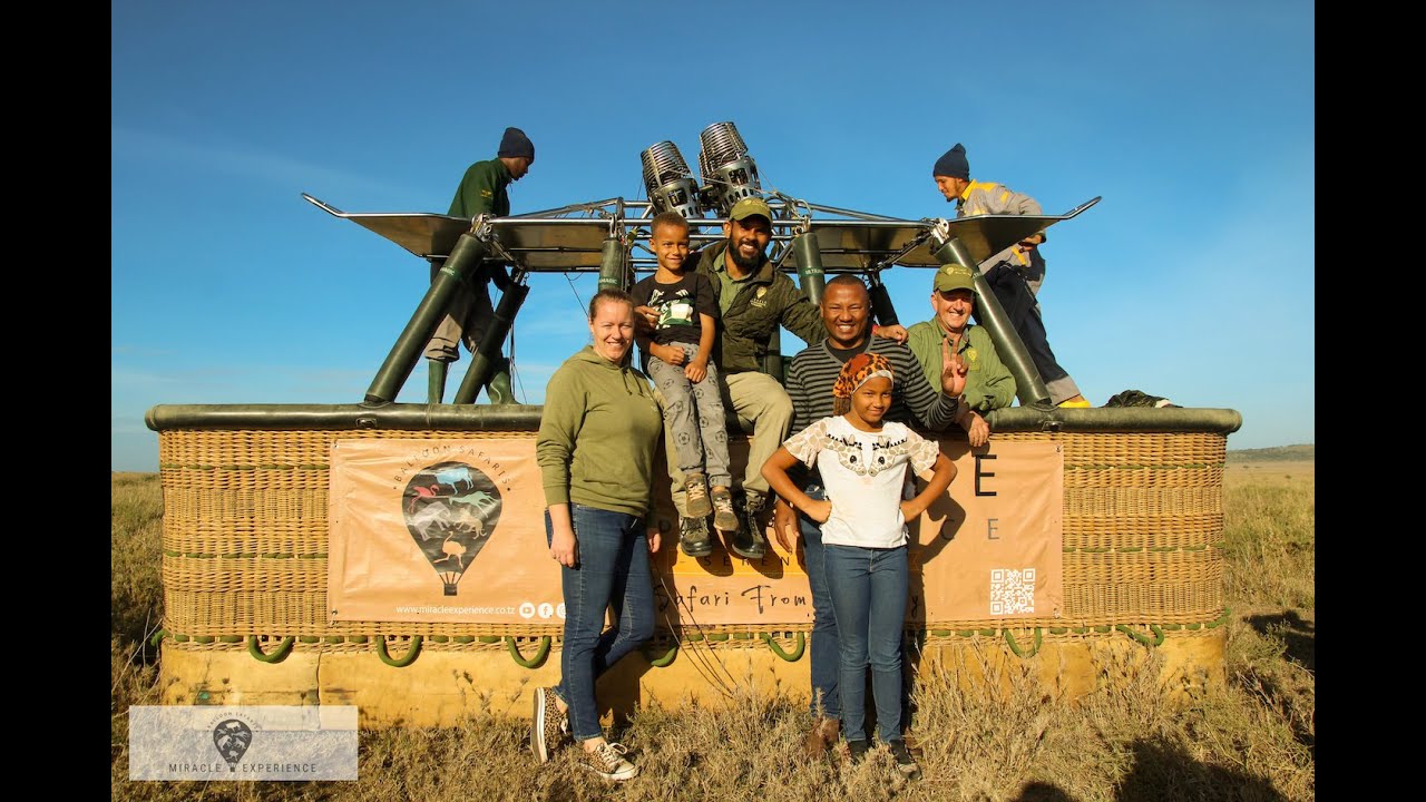 Our balloon safari with Miracle Experience during a safari with Caracal Tours and Safaris, Tanzania