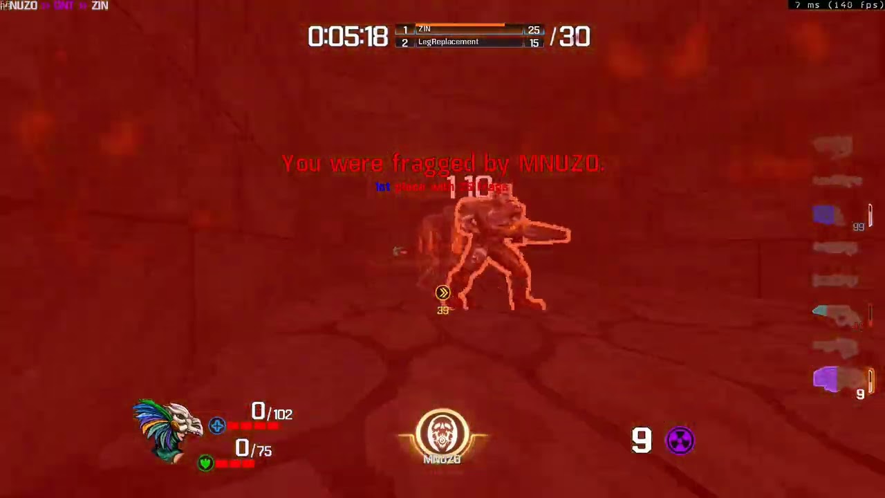 QCDE warmup gameplay