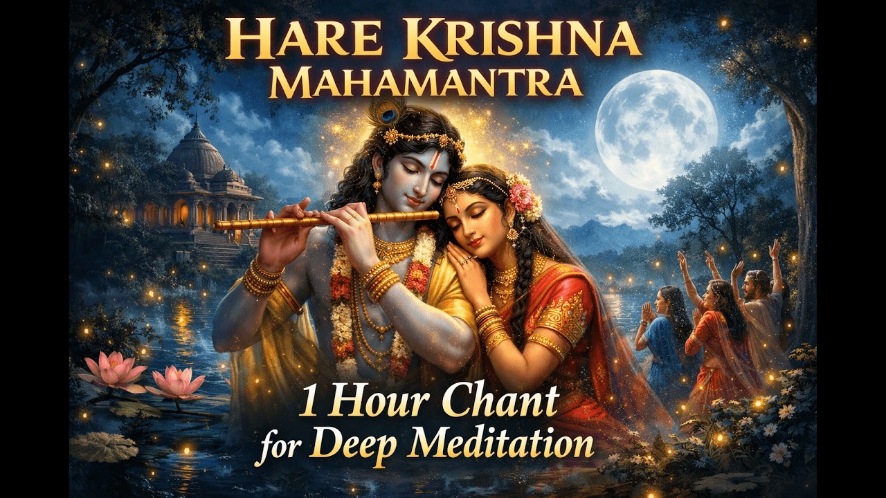 Hare Krishna Mahamantra – 1+ Hour Powerful Chant for Peace, Love, Protection & Deep Meditation
