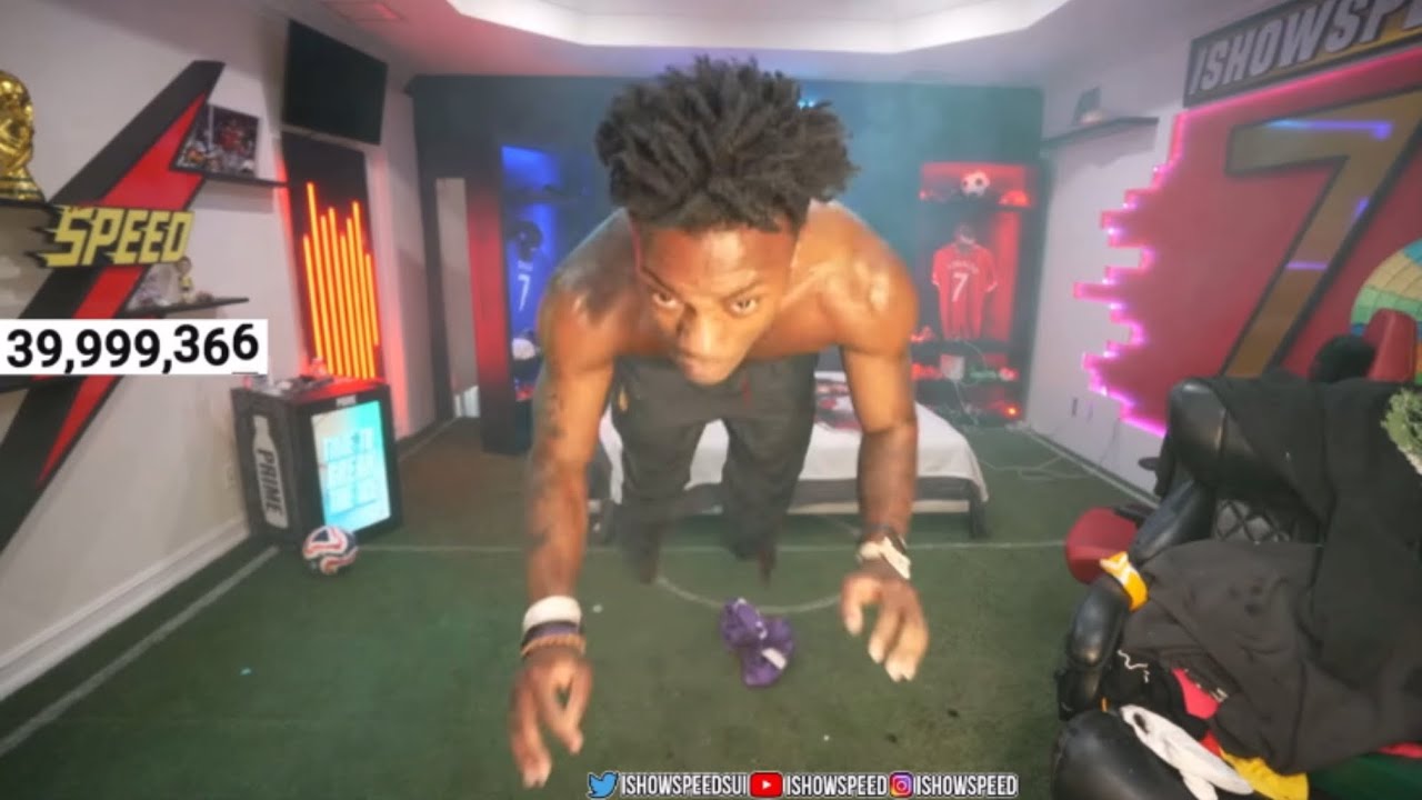 iShowSpeed Hits 40 Million Subscribers and Dives Into His Setup 😂