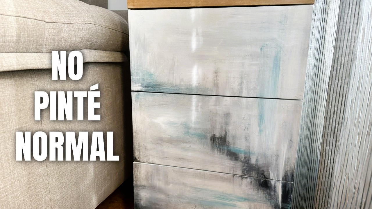 Transformé una cajonera en una obra abstracta | Crear con intención