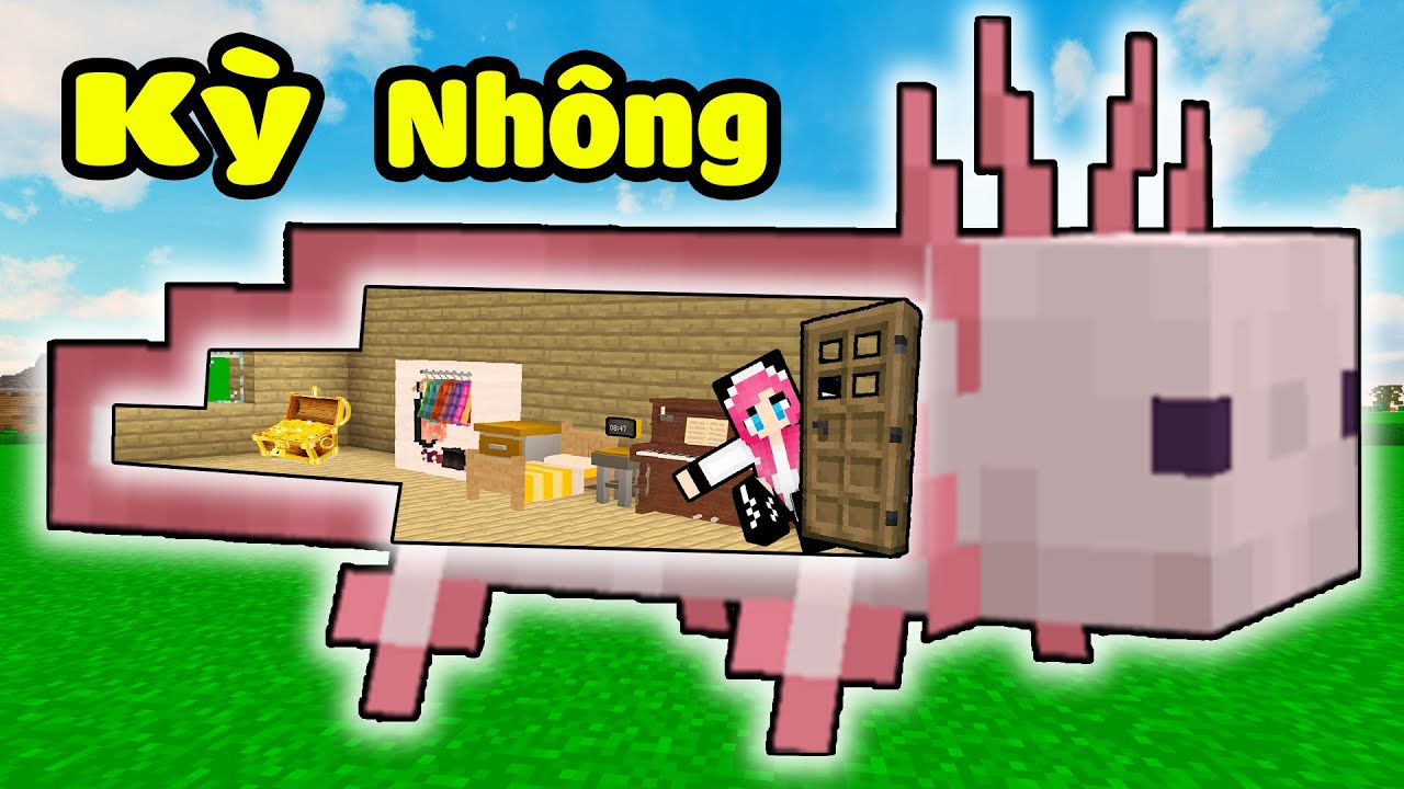 PANDA THỬ THÁCH SỐNG TRONG CON KỲ NHÔNG TRONG MINECRAFT*PANDA SINH TỒN THẾ GIỚI BÁNH KẸO