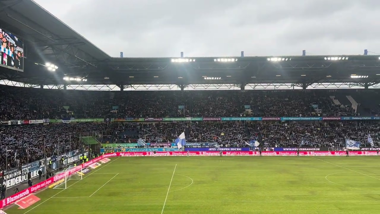 MSV Duisburg VS 1. FC Schweinfurt 05 3:0 MSV Hymne 2026