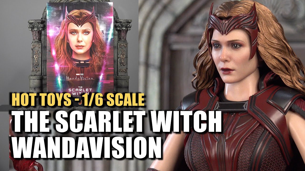 Review figura de HOT TOYS - THE SCARLET WITCH - WANDAVISION / Elizabeth Olsen 緋色の魔女 猩紅女巫
