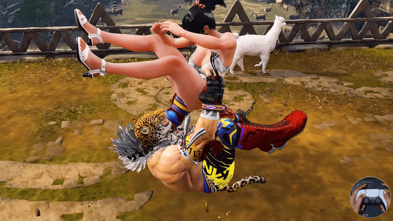 King vs Reina at Ortiz Farm | Brutal Wrestling Fight | Tekken 8 Gameplay