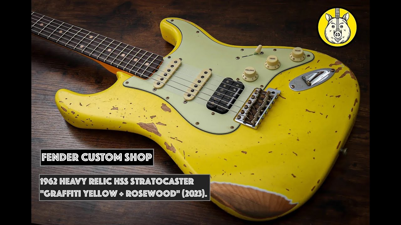 FENDER USA Custom Shop 1962 Heavy Relic HSS Stratocaster 
