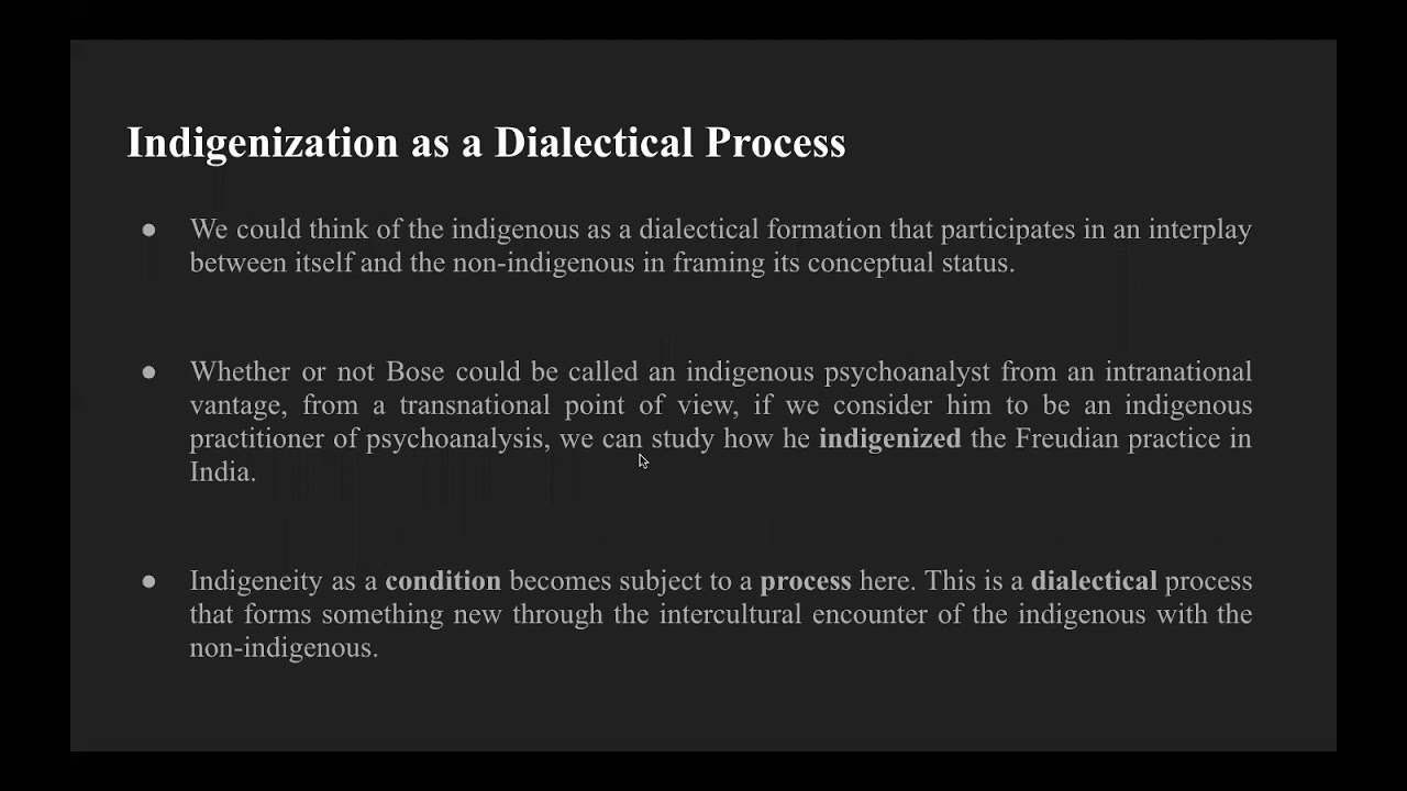 The Concept of Indigeneity