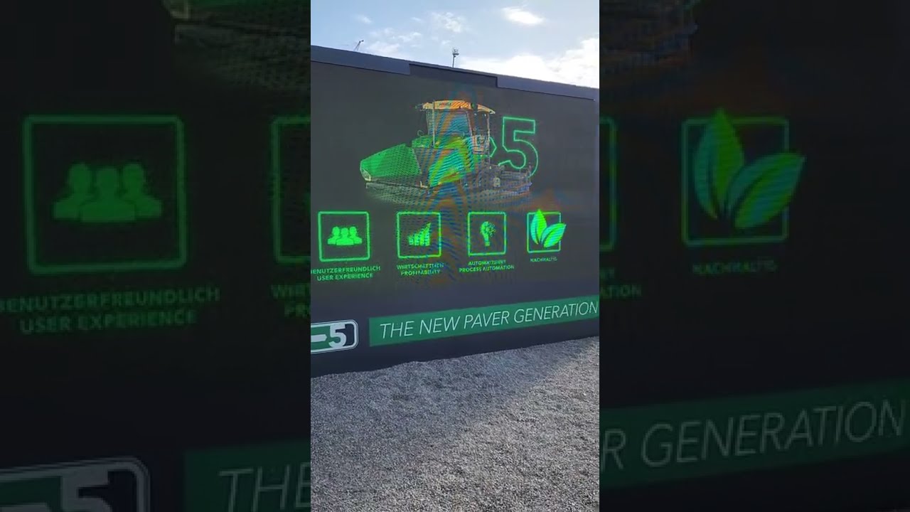 [BAUMA 2022] NEW V&ouml;gele Asphalt Paver Series 5 - Road Market in Munich, Germany