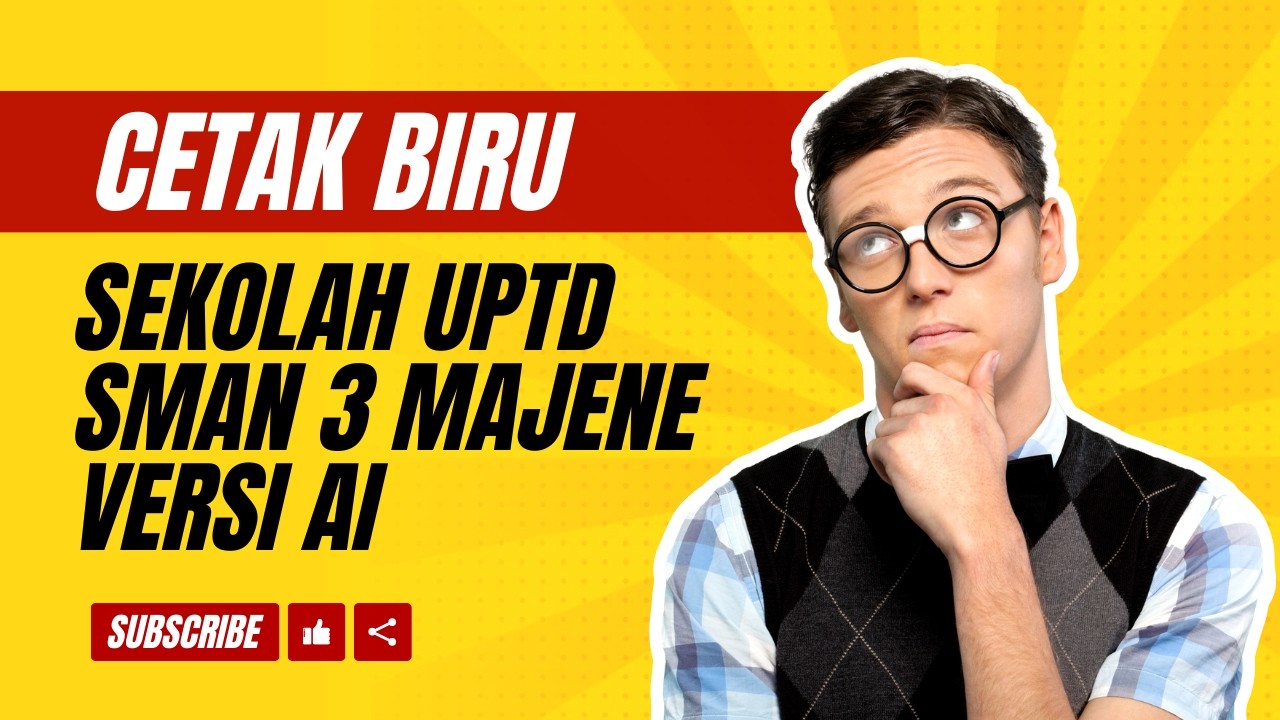 cetak biru Sekolah SMAN 3 Majene Versi AI