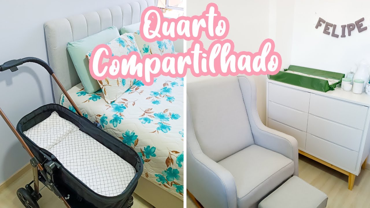 QUARTO DE BEBÊ COMPARTILHADO E ORGANIZAÇÃO DA CÔMODA DO BEBÊ