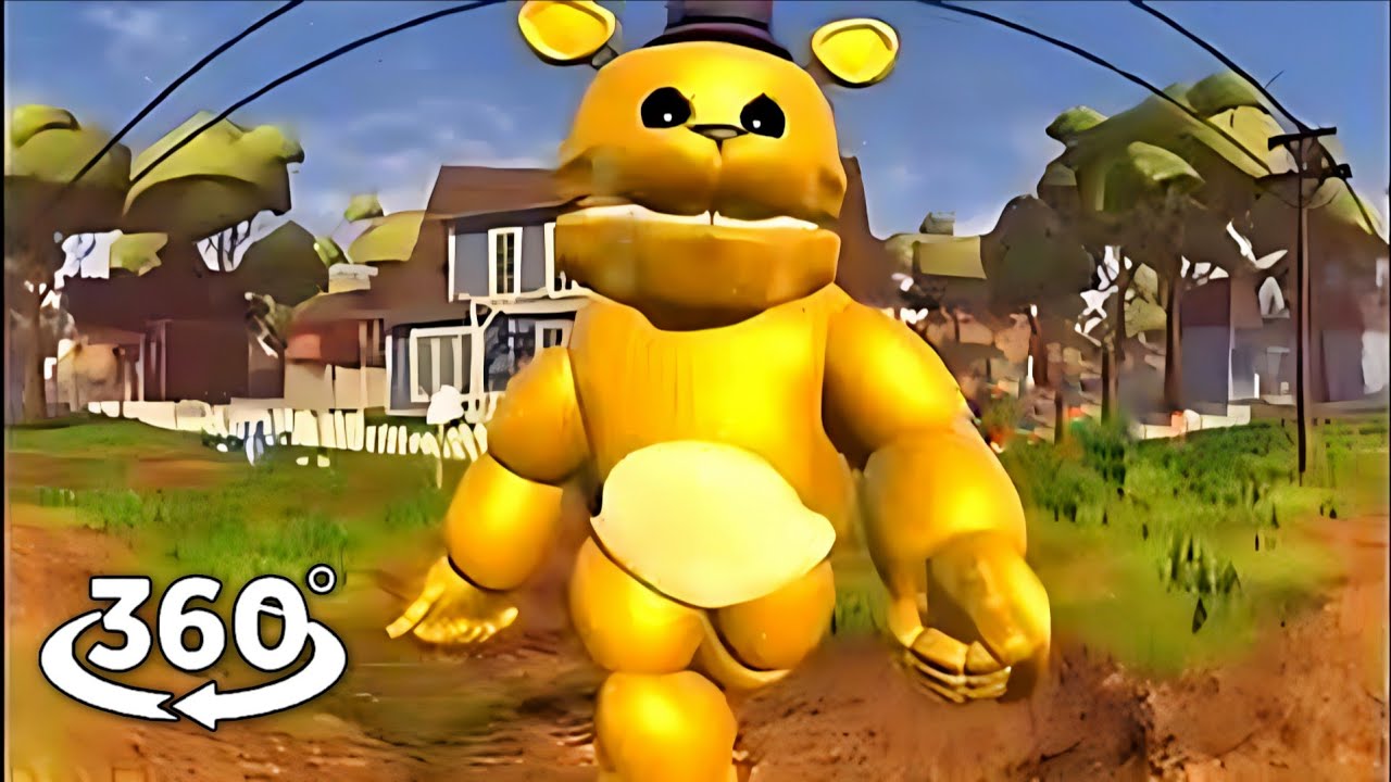 POV: FREDBEAR Hunts You in HELLO NEIGHBOR 360 VR (INSANE JUMPSCARES)