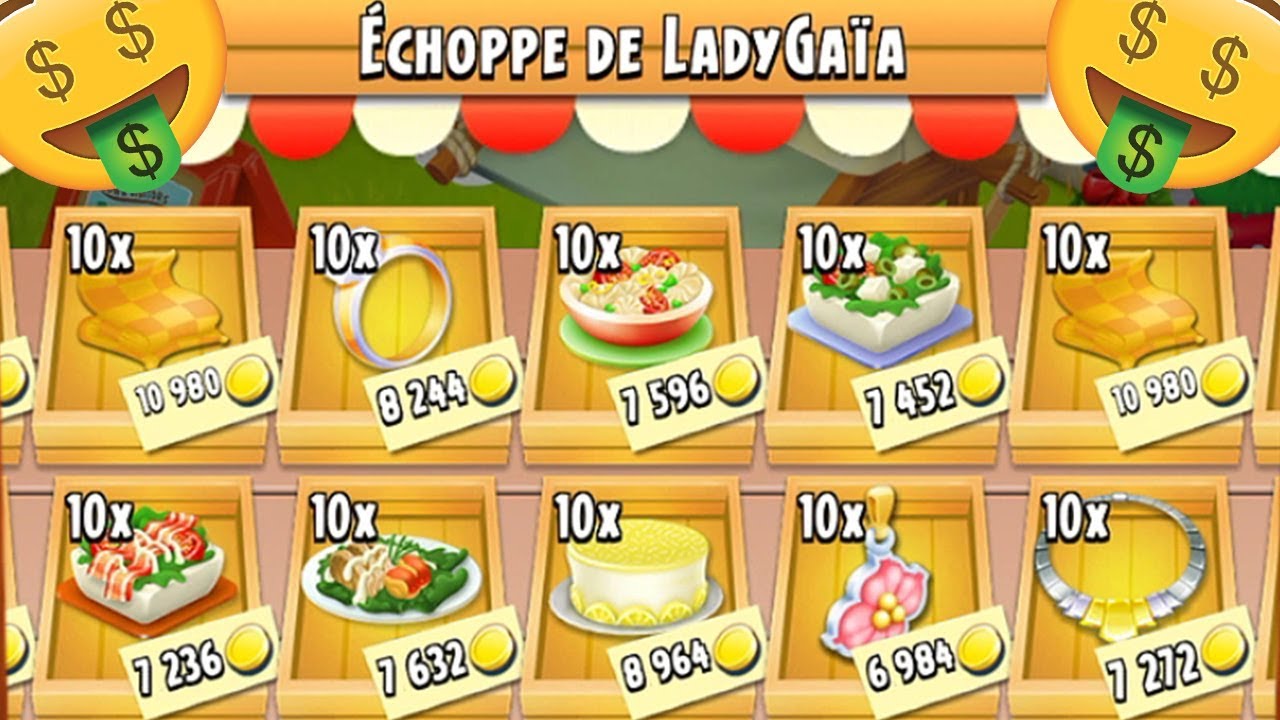 Les 10 produits les plus chers ! Hay Day FR