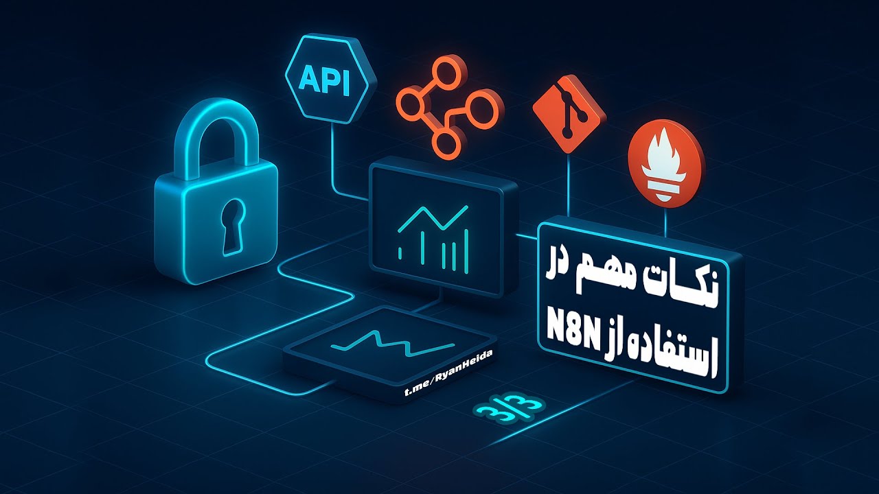 راهنمای امنیت، بکاپ و لاگ‌گیری برای n8n | برای حرفه‌ای‌ها
