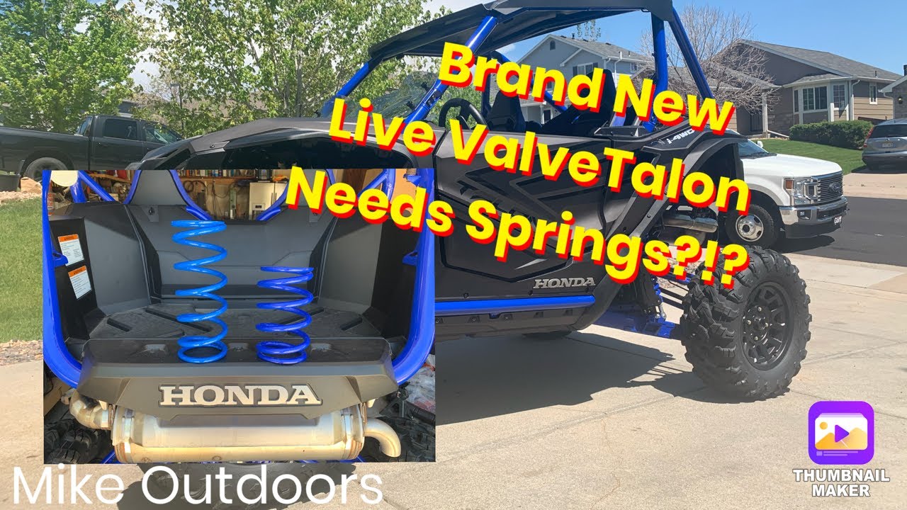 2021 Honda Talon Live Valve Gets Springs