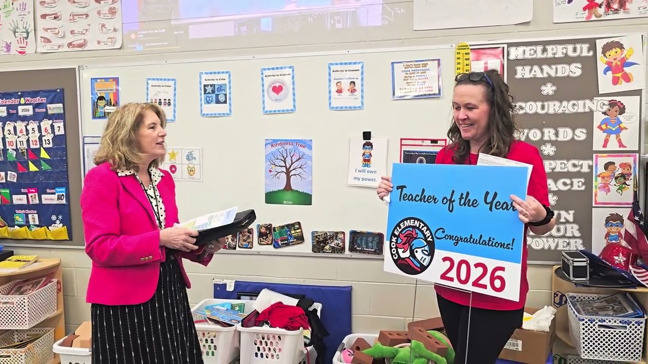 Mrs. Priester Cook Teacher of the Year 
