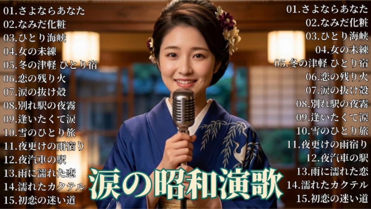 🎵 涙で綴る昭和演歌メドレー | あの頃の記憶が蘇る名曲集 💔