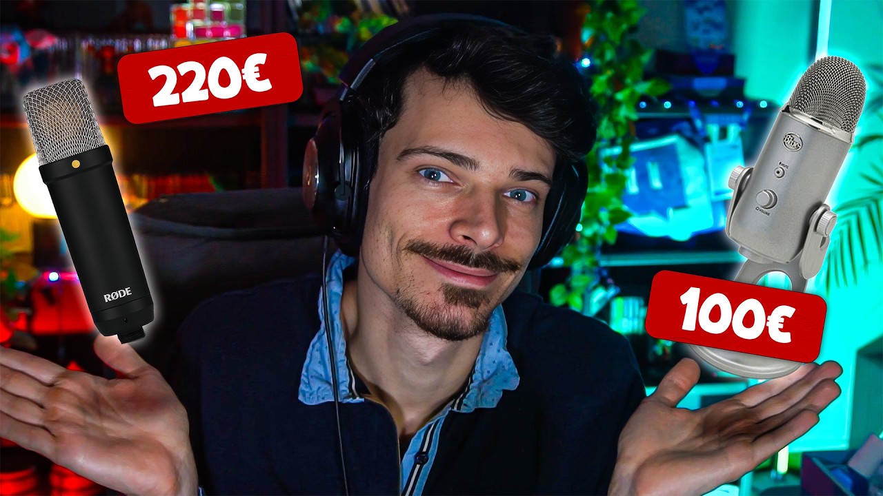 ✨ASMR - Quel micro sera le plus RELAXANT ? Blue Yeti (100€) VS Rode NT1 (220€) 😴❤️