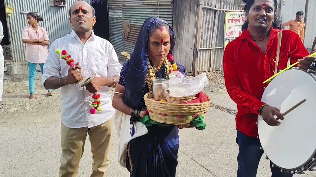गुरुवर्य मनोज भाऊनी नगरफेरी कशी केली आणि आरती #manoj_kasabe_potraj 