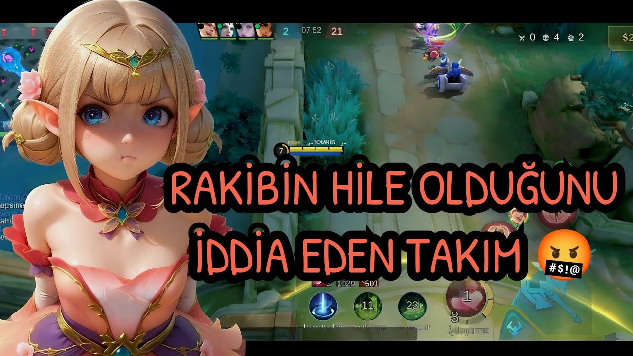 EZİLDİLER HİLE DEDİLER ÇİLEDEN ÇIKTIM MOBİLE LEGENDS - ANGELA 