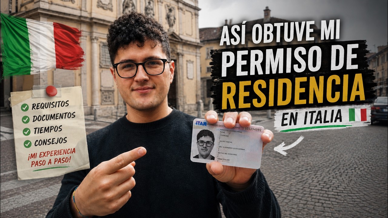 ¿Cómo obtuve mi permiso de residencia en Italia? | Permesso di soggiorno