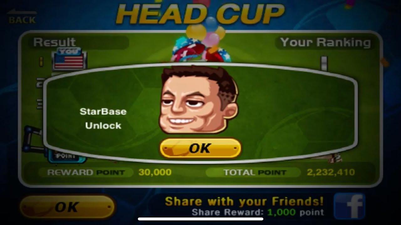 Head Soccer: unlocking Starbase