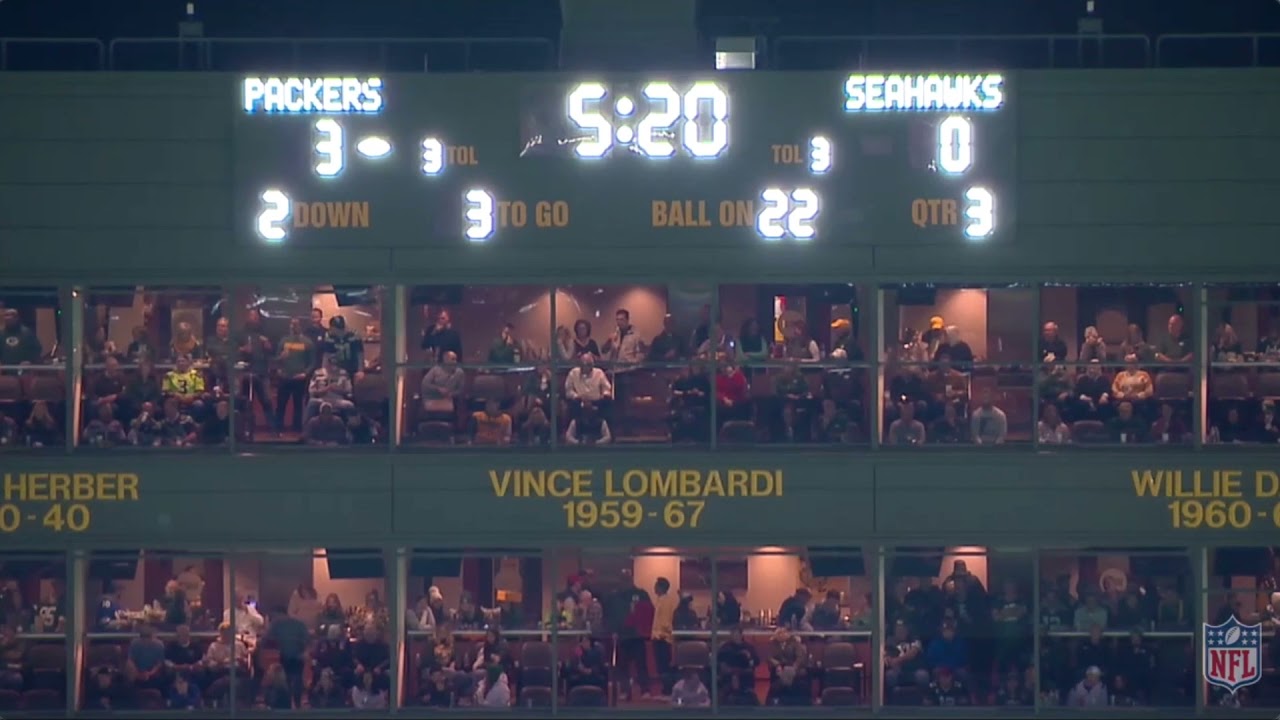 Packers counter GY runs vs SEA week 10 2021