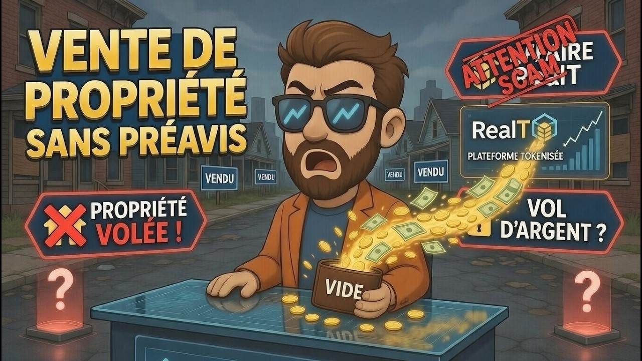 RealT vend des porpri&eacute;t&eacute;s sans rien dire